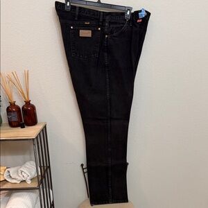 Wrangler Black Jeans 13MWZ 44x32